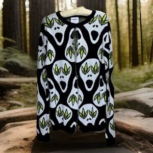 Adidas x Jeremy Scott alien knitted sweater sz M